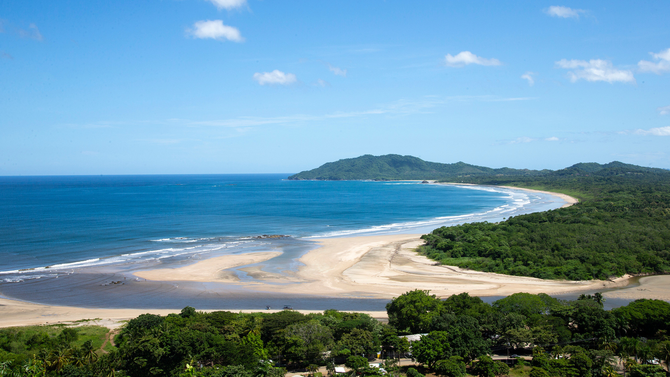 Playa Grande beach in Las Baulas National Park, a leatherback turtle nesting site near Tamarindo